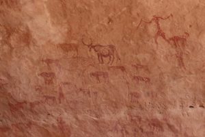 Acacus Gebirge in Libyen