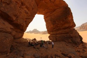 Acacus Gebirge in Libyen
