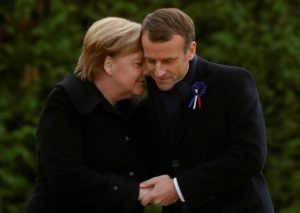 Merkel und Macron in Compiègne